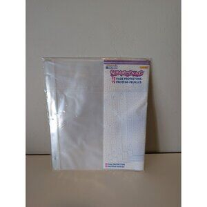 Westrim Scrapbooking 12 page protectors 8 1/2 x 11